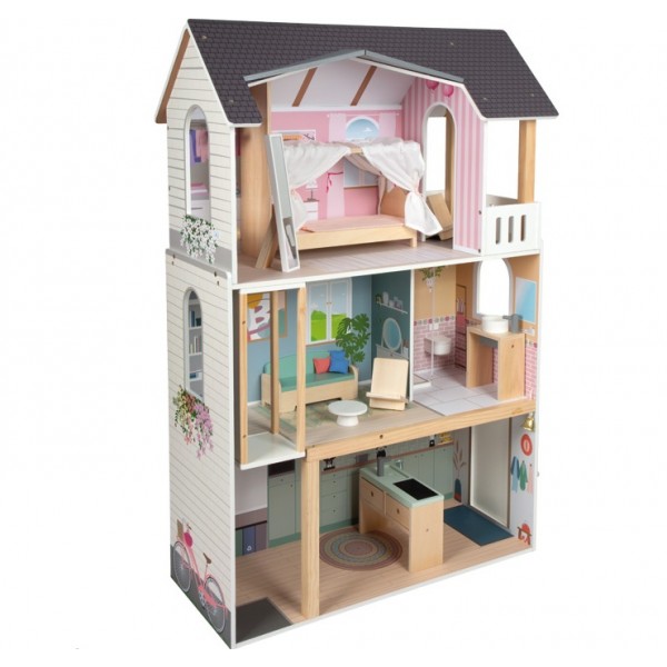 Maison de Poupée XL en Bois