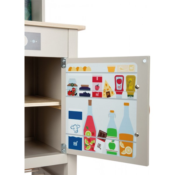 Cuisine en Bois pour Enfant - Gris