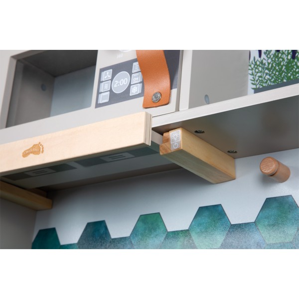 Cuisine en Bois pour Enfant - Gris