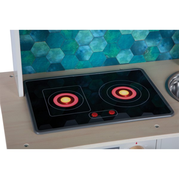 Cuisine en Bois pour Enfant - Gris