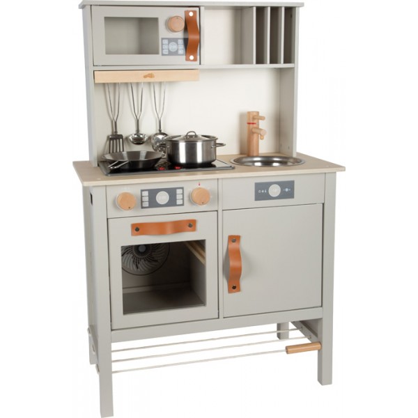 Cuisine en Bois pour Enfant - Gris