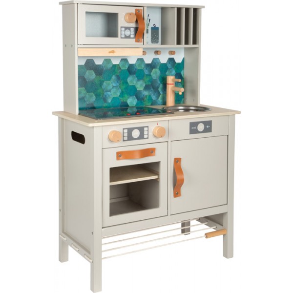 Cuisine en Bois pour Enfant - Gris