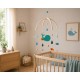 Mobile Montessori pour chambre d'enfants - Baleine