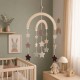 Mobile Montessori pour bébé - Arc en ciel mauve