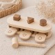 Banc à marteler Montessori pour enfants - Bois Naturel