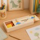 Tangram Montessori - Boîte et Puzzle en bois