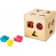 Cube à formes Montessori en bois