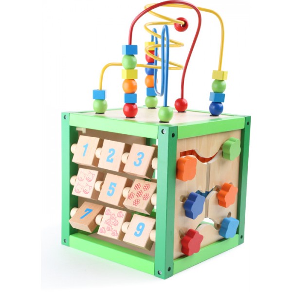 Cube de motricité en bois - Le printemps des enfants