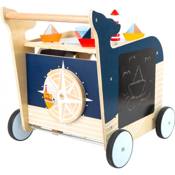 Chariot Marche Bébé - Baleine - Les Jeux Montessori