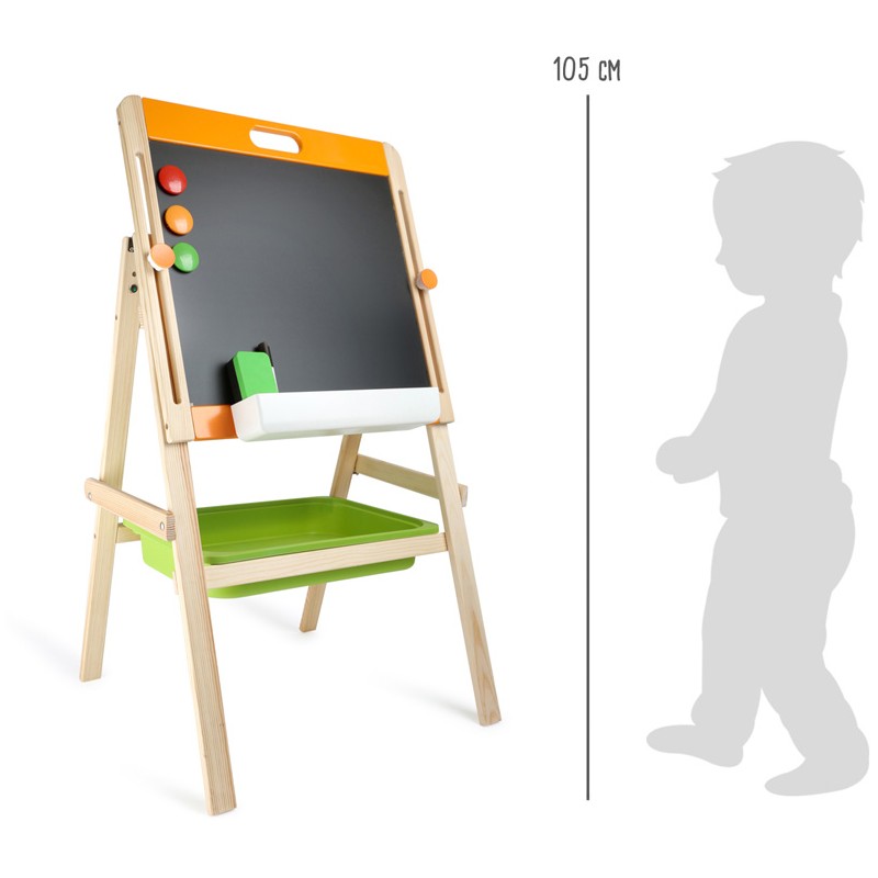 Tableau Montessori Double Face pour Enfants - Jouet éducatif en Bois