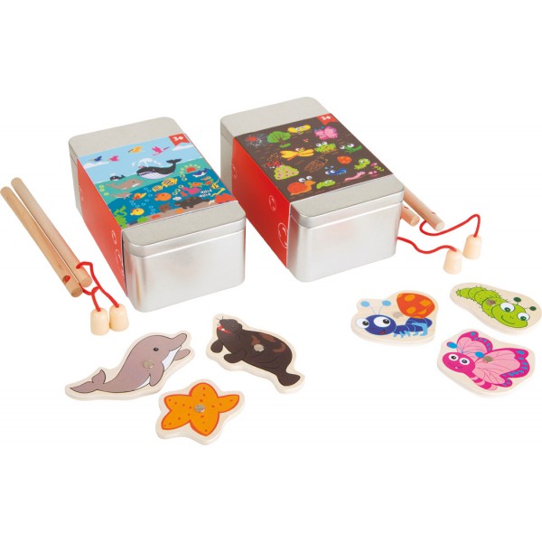 Jouets Montessori pour enfants Jeu de société de pêche pour