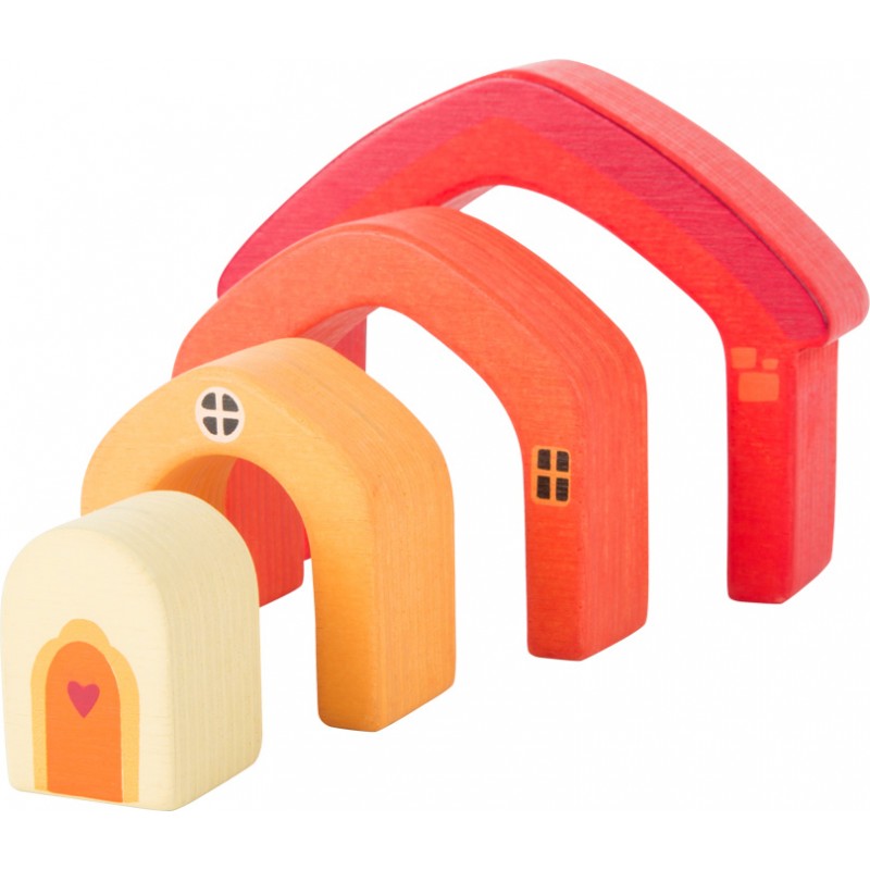Blocs de construction en bois - Matériel Montessori - Nido Montessori -  jeux éducatif éveil bébé