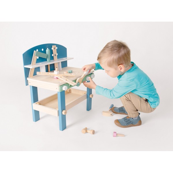Etabli Montessori compact en bois pour enfants - Nordic