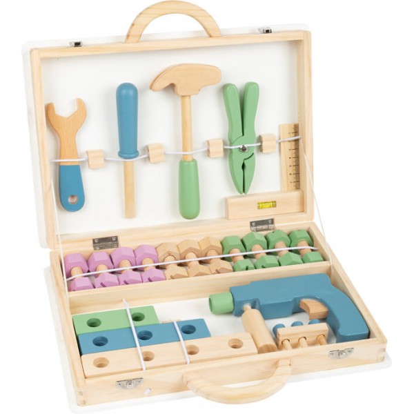 Boîte à outils Montessori en bois pour enfants - Nordic