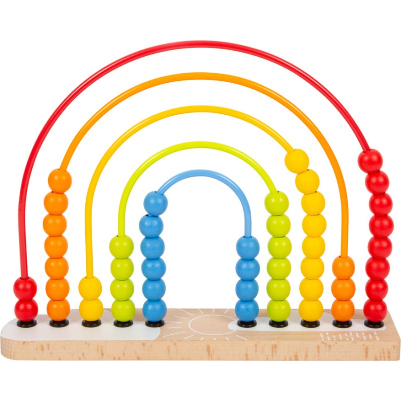 Boulier Montessori Bois Éducation Des Couleurs Et Nombres