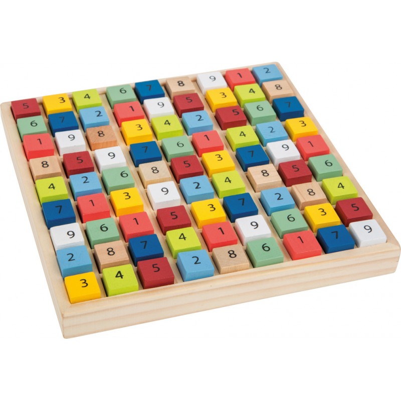 Sudoku en Bois Multicolore pour Enfants - Jouet éducatif Montessori