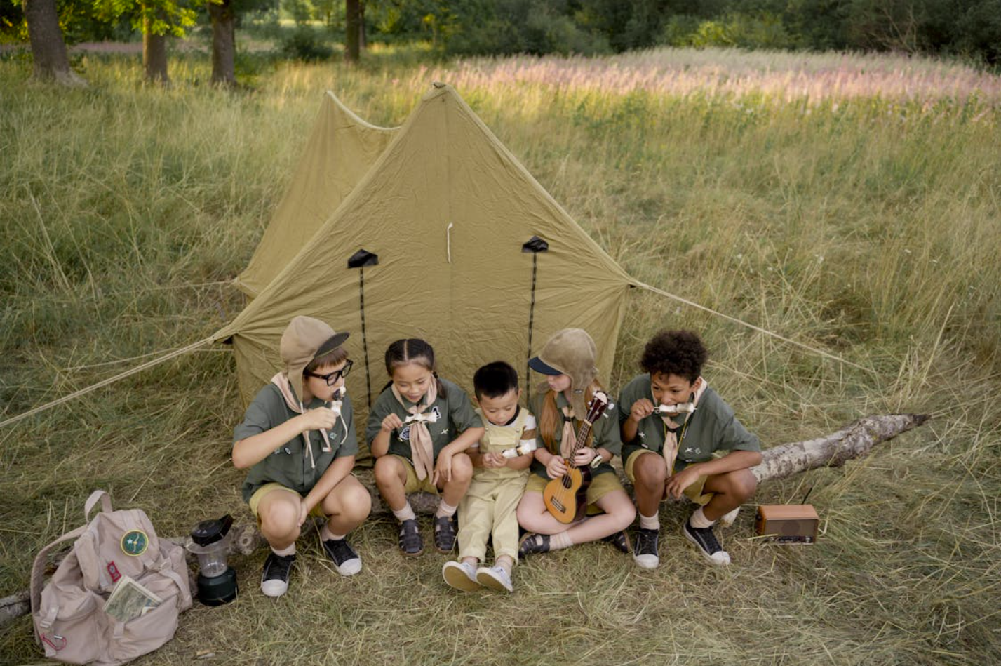 enfant en colonie de vacances