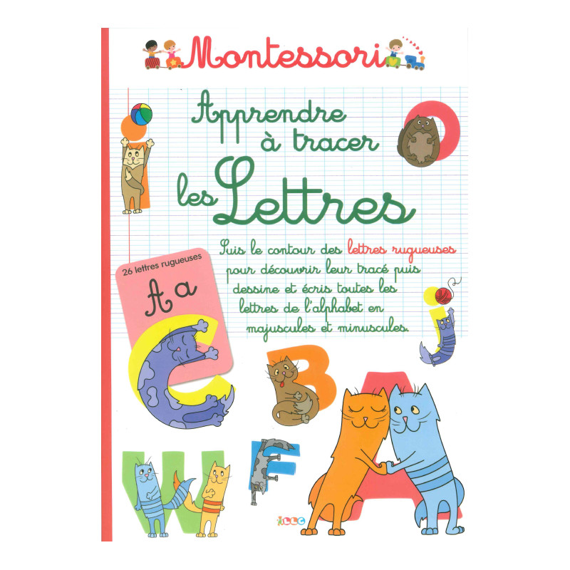 livre montessori apprendre à tracer les lettres