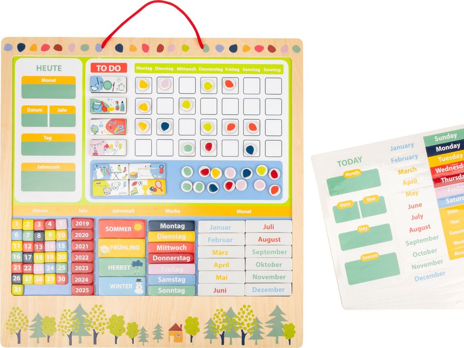 calendrier Montessori pour enfant