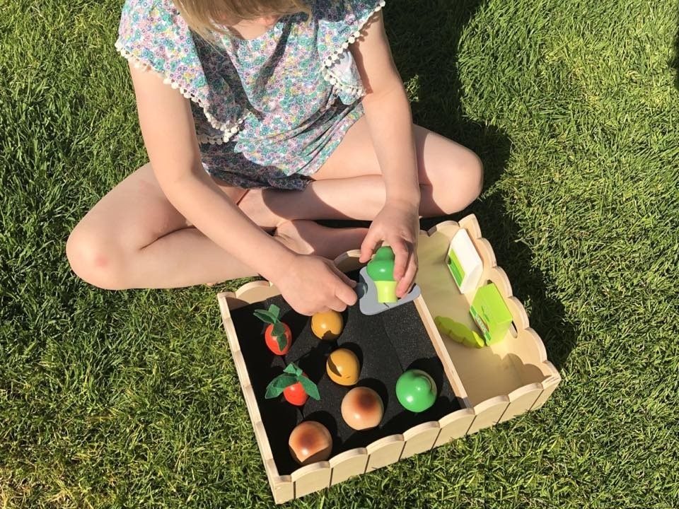 potager en bois pour enfant - jeu éducatif