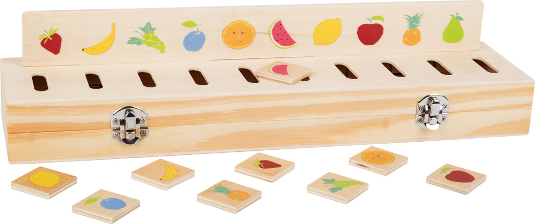 jeu en bois boite de tri Montessori