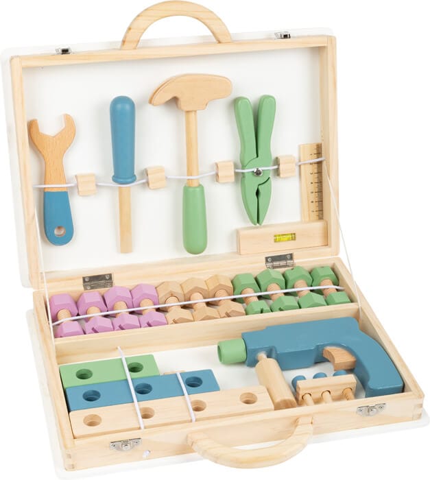 boite à outils en bois Montessori pour enfants