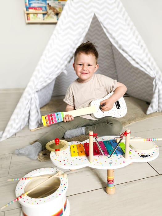 instruments de musique en bois pour enfant
